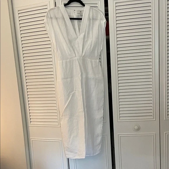 Banana Republic One Shoulder White Dress - Picture 3 of 5